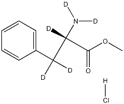 L-Phenylalanine-d5 Methyl Ester Hydrochloride Structural