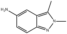 5-Amino-2,3-dimethyl-2H-indazole Structural