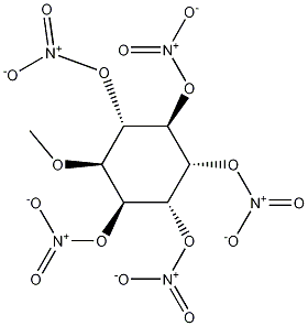 Quebrachitol pentanitrate Structural