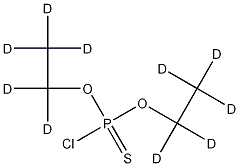 Diethyl-d10 Chlorothiophosphate Structural