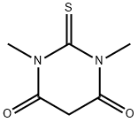 Dihydro-1,3-dimethyl-2-thioxo-4,6(1H,5H)-pyrimidinedione Structural