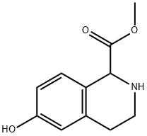 Methyl 6-hydroxy-1,2,3,4-tetrahydroisoquinoline-1-carboxylate Structural