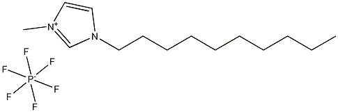 1-DECYL-3-METHYLIMIDAZOLIUM HEXAFLUOROPHOSPHATE Structural