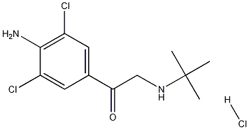 1-(4-Amino-3,5-dichloro-phenyl)-2-tert-butylamino-ethanone Hydrochloride Structural