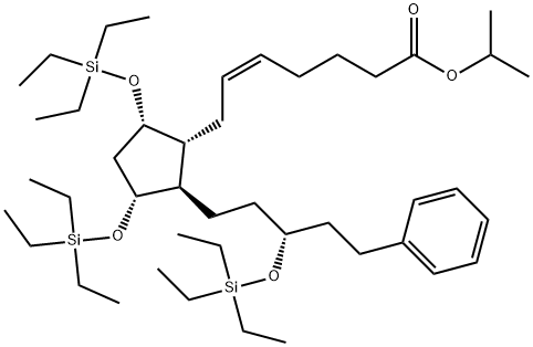 Latanoprost Tris(triethylsilyl) Ether Structural