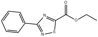 ethyl 3-phenyl-1,2,4-thiadiazole-5-carboxylate Structural