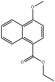 ethyl 4-methoxy-1-naphthoate Structural