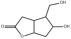 2H-Cyclopenta[b]furan-2-one,hexahydro-5-hydroxy-4-(hydroxymethyl)- Structural