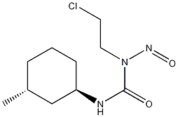 Urea, N-(2-chloroethyl)-N'-(3-methylcyclohexyl)-N-nitroso-, trans- Structural