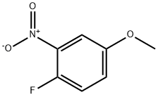 4-fluoro-3-nitroanisole Structural