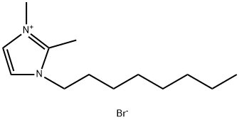 1-octyl-2,3-dimethylimidazolium bromide Structural