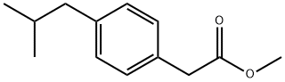 methyl 2-(4-isobutylphenyl)acetate Structural