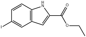 ethyl 5-iodo-1H-indole-2-carboxylate Structural