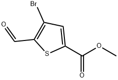 2-Thiophenecarboxylic acid, 4-bromo-5-formyl-, methyl ester