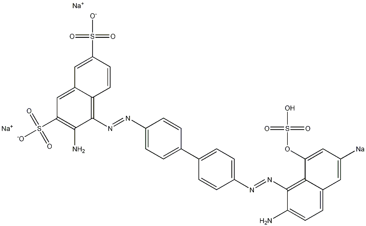 3-Amino-4-[[4'-[(2-amino-8-hydroxy-6-sodiosulfo-1-naphthalenyl)azo]-1,1'-biphenyl-4-yl]azo]naphthalene-2,7-disulfonic acid disodium salt