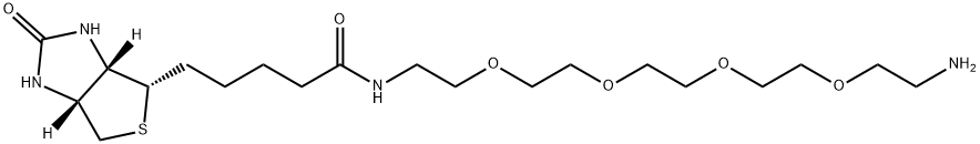 1H-Thieno[3,4-d]imidazole-4-pentanamide,N-(14-amino-3,6,9,12-tetraoxatetradec-1-yl)hexahydro-2-oxo-,(3aS,4S,6aR)-