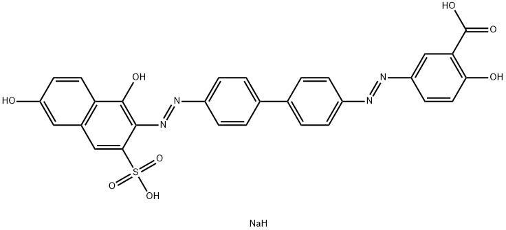 2-Hydroxy-5-[[4'-[(1,6-dihydroxy-3-sodiosulfo-2-naphthalenyl)azo]-1,1'-biphenyl-4-yl]azo]benzoic acid sodium salt