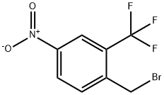 1-(bromomethyl)-4-nitro-2-(trifluoromethyl)benzene Structural