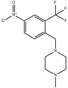 1-Methyl-4-[[4-nitro-2-(trifluoromethyl)phenyl]methyl]-piperazine