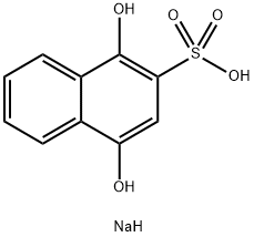 Sodium 1,4-dihydroxy-2-naphthalenesulfonate Structural