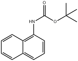 tert-butyl naphthalen-1-ylcarbamate Structural