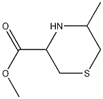 Methyl5-methylthiomorpholine-3-carboxylate Structural
