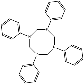 Octahydro-1,3,5,7-tetraphenyl-1,5,3,7-diazadiphosphocine Structural