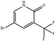 5-Bromo-2-hydroxy-3-(trifluoromethyl)pyridine Structural