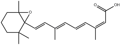 5,6-Epoxy-13-cis Retinoic Acid Structural