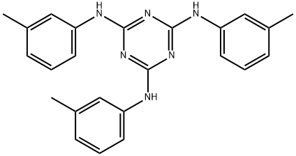 Tris(m-methylanilino)melamine Structural