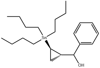 Phenyl(2-(tributylstannyl)cyclopropyl)methanol Structural