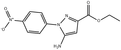 ethyl 5-amino-1-(4-nitrophenyl)-1H-pyrazole-3-carboxylate Structural