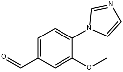 Benzaldehyde, 4-(1H-imidazol-1-yl)-3-methoxy- Structural