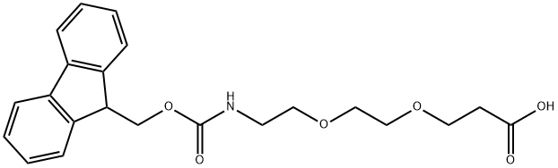 Fmoc-9-Amino-4,7-Dioxanonanoic acid Structural