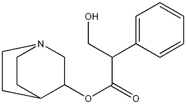 Tropic acid, (+-)-3-quinuclidinyl ester, (+-)- Structural