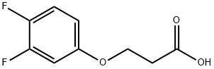 3-(3,4-difluorophenoxy)propanoic acid Structural