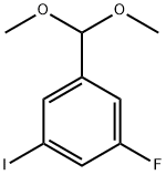 3-FLUORO-5-IODOBENZALDEHYDE DIMETHYL ACETAL Structural