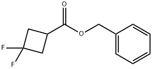 benzyl 3,3-difluorocyclobutanecarboxylate Structural