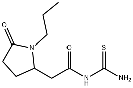 N-(Aminothioxomethyl)-5-oxo-1-propyl-2-pyrrolidineacetamide