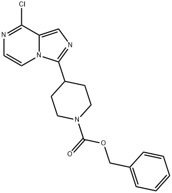 benzyl 4-(8-chloroimidazo[1,5-a]pyrazin-3-yl)piperidine-1-carboxylate Structural