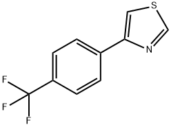 Thiazole, 4-[4-(trifluoromethyl)phenyl]- Structural