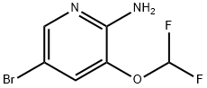 2-Amino-3-Difluoromethoxy-5-Bromopyridine Structural