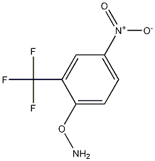 O-[4-Nitro-2-(trifluoromethyl)phenyl]hydroxylamine Structural