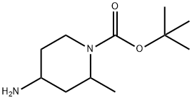 4-Amino-1-Boc-2-methylpiperidine Structural