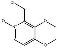 2-Chloromethyl-3,4-dimethoxypyridine-N-oxide Structural