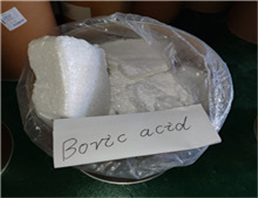 boric acid chunks