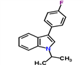 1-Isopropyl-3-(4-fluorophenyl)-indole
