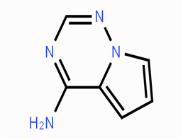 Pyrrolo[2,1-f][1,2,4]triazin-4-amine