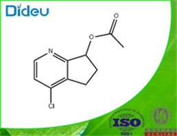 4-chloro-6,7-dihydro-5H-cyclopenta[b]pyridin-7-yl acetate 