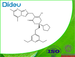 (R)-6-Cyclopentyl-6-[2-(2,6-diethylpyridin-4-yl)ethyl]-3-[(5,7-dimethyl-[1,2,4]triazolo[1,5-a]pyrimidin-2-yl)methyl]-4-hydroxy-5,6-dihydro-2H-pyran-2-one